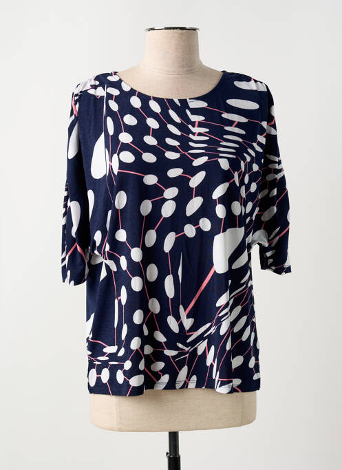 Tricou albastru MARBLE femeie