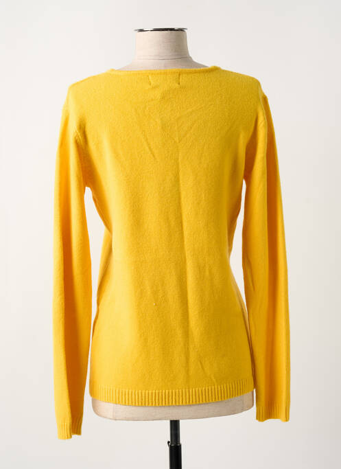 Vestă cu mâneci lungi galben COULEURS DU TEMPS femeie