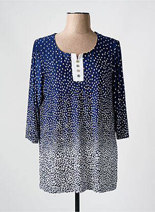 Tunică mâneci lungi albastru PLURIELLES femeie