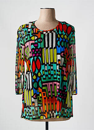 Tricou mâneci lungi mâneci lungi verde JEAN DELFIN femeie