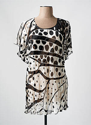 Tunică mâneci scurte negru JEAN DELFIN femeie