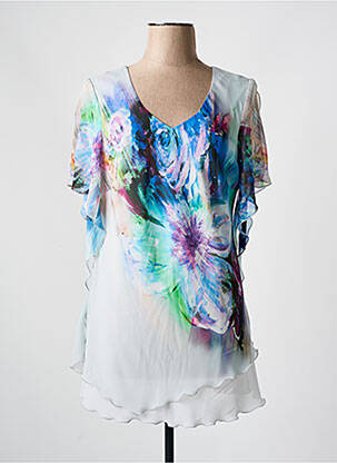 Tunică mâneci scurte albastru JEAN DELFIN femeie