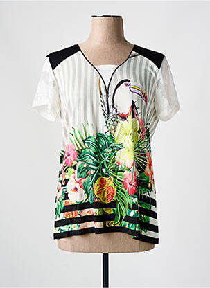 Tricou alb FRED SABATIER femeie