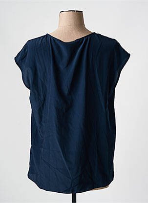 Tricou croială cambrată mâneci scurte albastru FRED SABATIER femeie