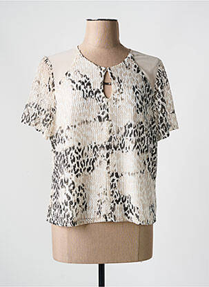 Tricou bej MERI & ESCA femeie