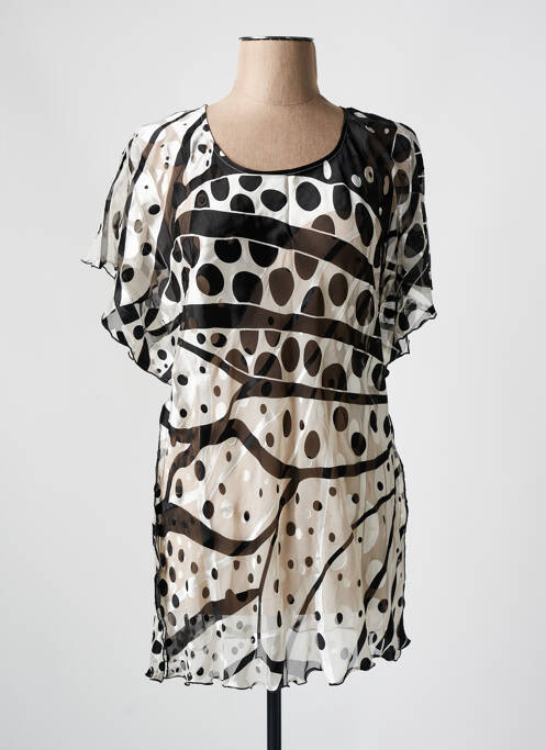 Tunică mâneci scurte negru JEAN DELFIN femeie