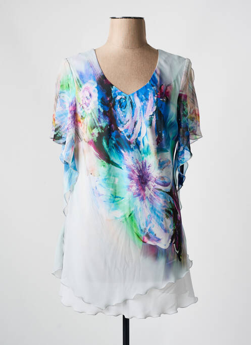 Tunică mâneci scurte albastru JEAN DELFIN femeie