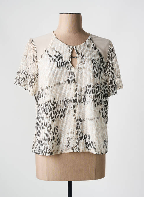 Tricou bej MERI & ESCA femeie