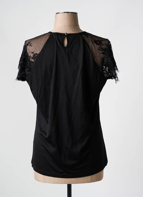 Tricou negru MARBLE femeie