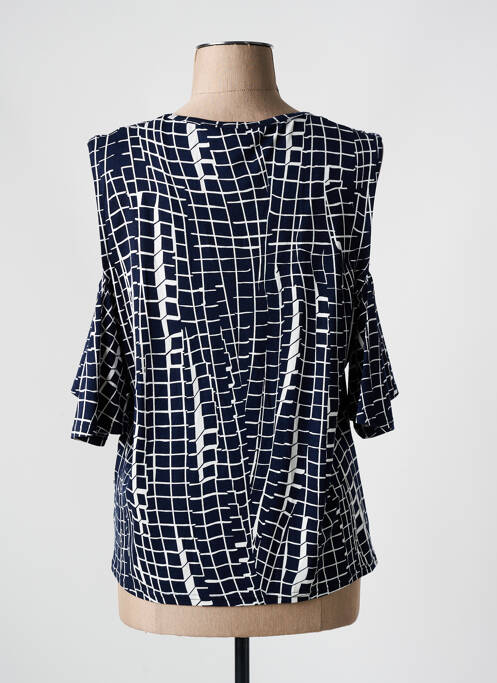 Top albastru MARBLE femeie