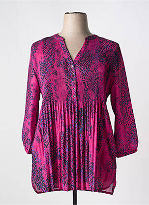 Tunică mâneci lungi roz JULIE GUERLANDE femeie