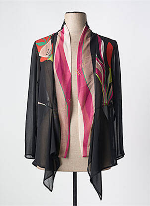 Vestă cu mâneci lungi negru GUY DUBOUIS femeie