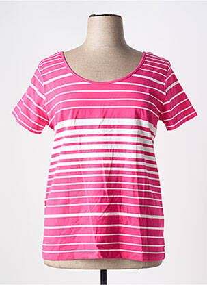 Tricou roz MARBLE femeie