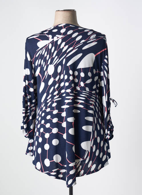 Tunică mâneci lungi albastru MARBLE femeie