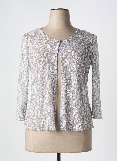 Vestă cu mâneci lungi gri TELMAIL femeie