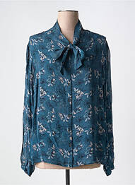 Cămașă imprimeu floral mâneci lungi verde AGATHE & LOUISE femeie