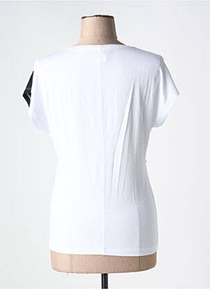 Tricou elasticitate mâneci scurte alb JEAN DELFIN femeie