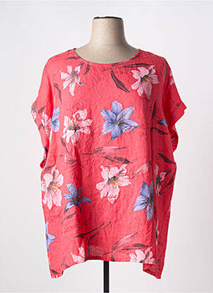 Bluză roșu COULEURS DU TEMPS femeie