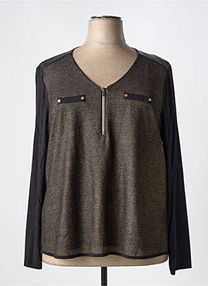 Tricou negru FRED SABATIER femeie