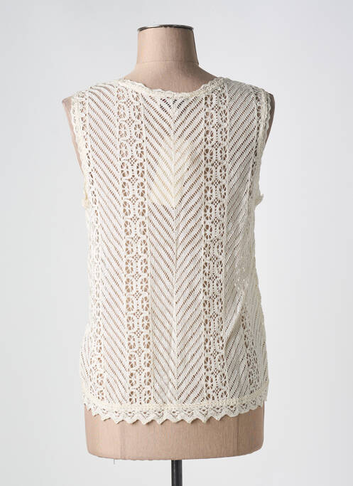 Vestă fără mâneci alb ISHWAR femeie