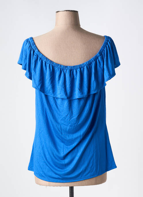 Top albastru MARBLE femeie