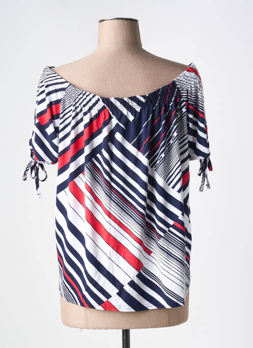 Top albastru MARBLE femeie