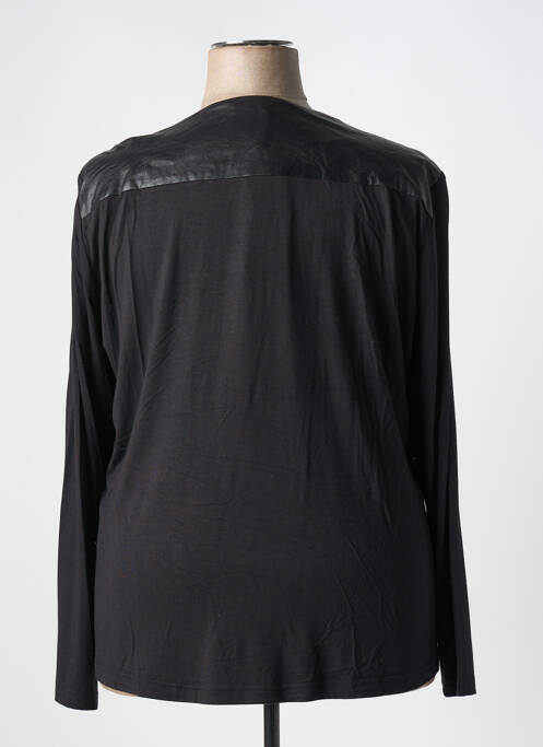 Tricou croială dreaptă mâneci lungi negru FRED SABATIER femme