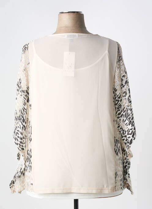 Tricou bej MERI & ESCA femeie