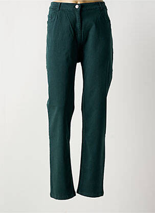 Blugi cu croială slim verde AGATHE & LOUISE femeie