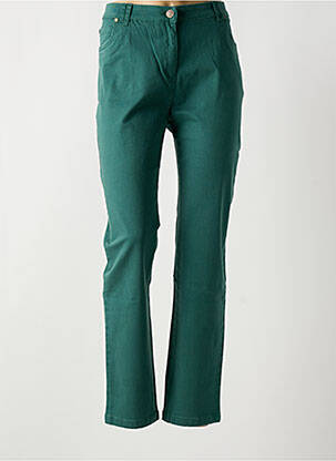 Blugi cu croială slim verde AGATHE & LOUISE femeie