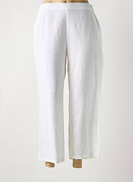 Pantalon 7/8 talie elastică mărime normală alb AGATHE & LOUISE femme