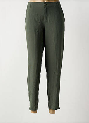 Pantalon 7/8 talie elastică mărime normală verde SURKANA femeie
