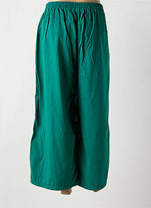 Pantalon 7/8 talie elastică mărime normală verde AGATHE & LOUISE femeie