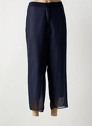 Pantalon 7/8 talie elastică mărime normală albastru MERI & ESCA femeie