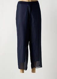 Pantalon 7/8 talie elastică mărime normală albastru MERI & ESCA femme