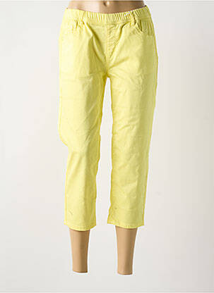 Pantalon trei sferturi galben TELMAIL femeie