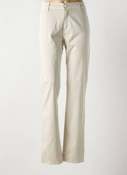Pantalon slim bej COWEST femeie