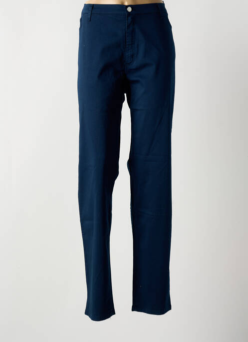 Pantalon slim albastru COWEST femeie