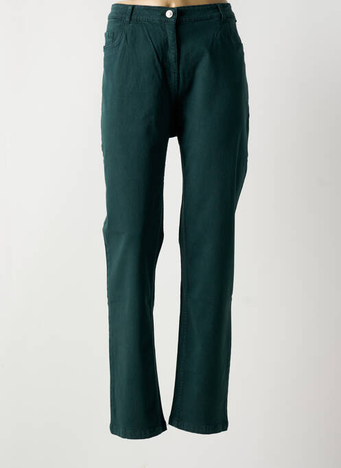 Blugi cu croială slim verde AGATHE & LOUISE femeie