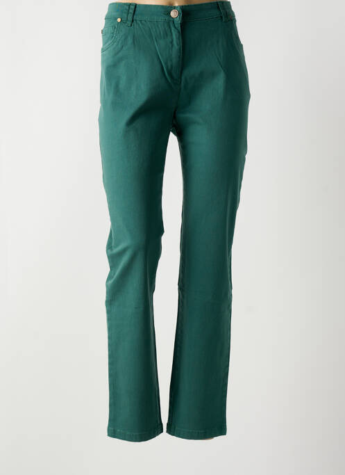 Blugi cu croială slim verde AGATHE & LOUISE femeie