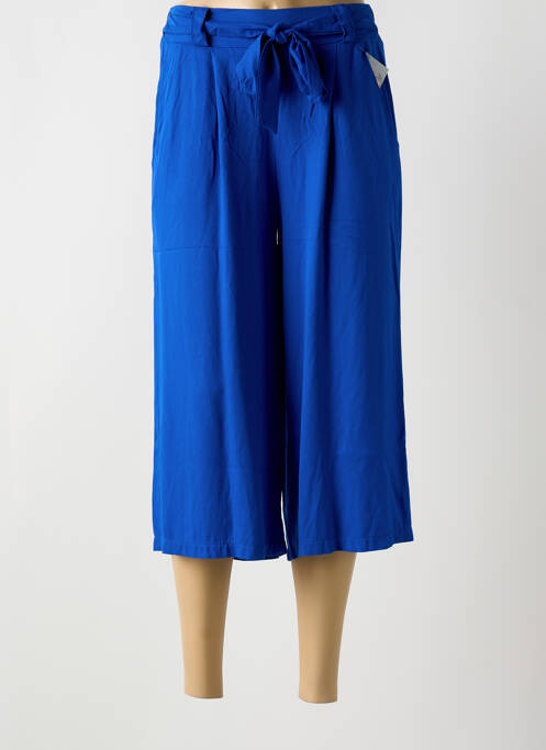 Pantalon trei sferturi albastru COULEURS DU TEMPS femeie