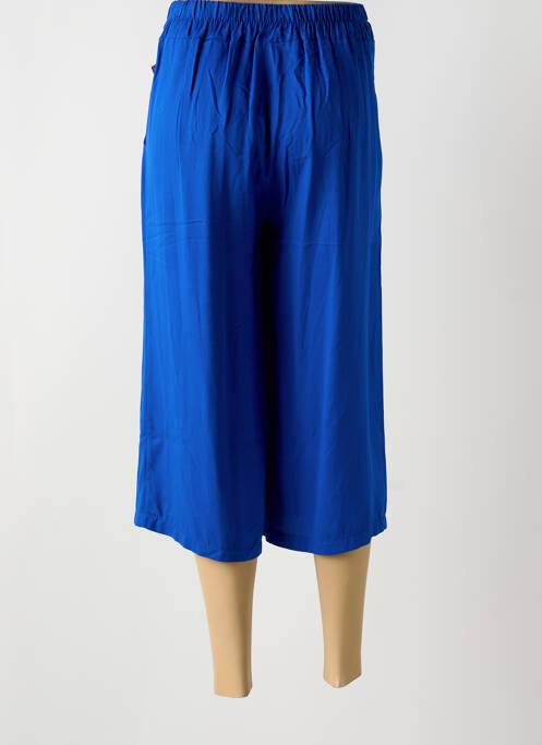 Pantalon trei sferturi albastru COULEURS DU TEMPS femeie