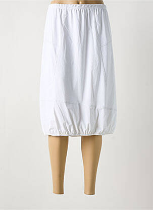 Fustă midi alb JEAN DELFIN femeie