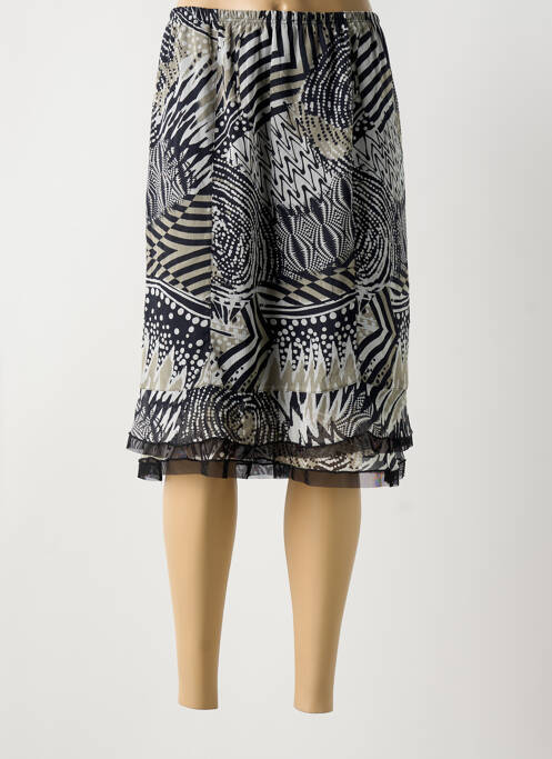 Fustă midi negru TELMAIL femeie