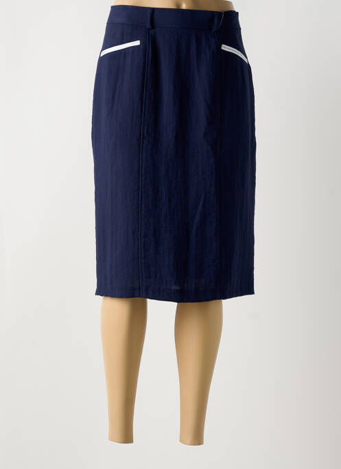 Fustă midi albastru JEAN DELFIN femeie