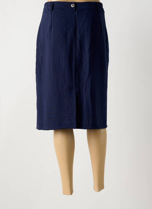 Fustă midi albastru JEAN DELFIN femeie