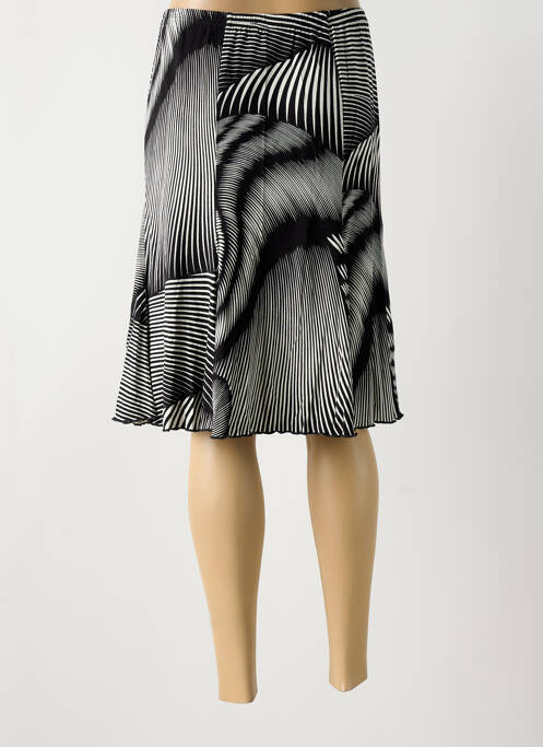 Fustă midi negru TELMAIL femeie