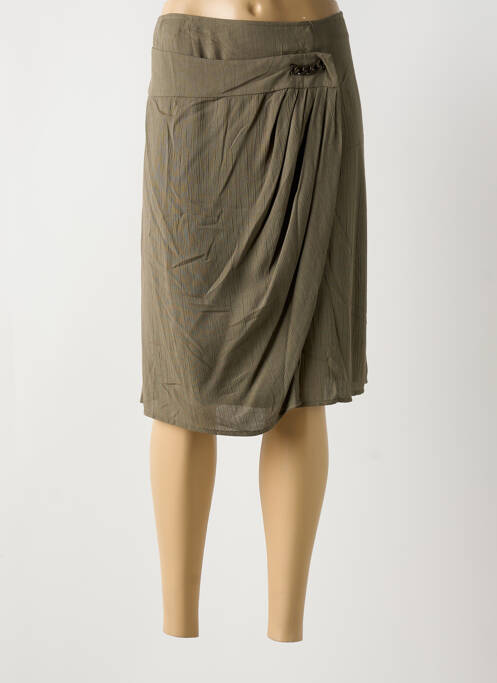 Fustă midi verde JEAN DELFIN femeie
