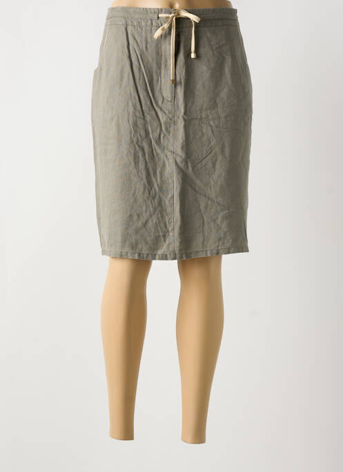 Fustă midi verde JULIE GUERLANDE femeie