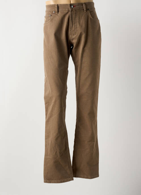 Blugi cu croială slim maro GS CLUB bărbat